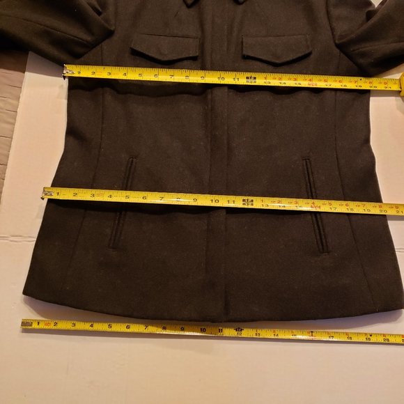 J. Crew Wool Jacket Full Front Zipper Size Med - Picture 14 of 14